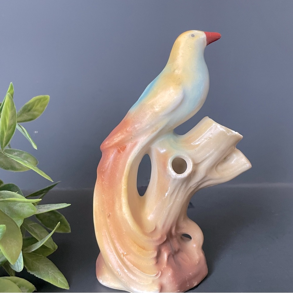 Czechoslovakia Bird Planter, Vintage, 1920-30